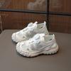 Boys' sports shoes, new summer model, children's hollow mesh shoes, breathable mesh dad-style sneakers for older kids