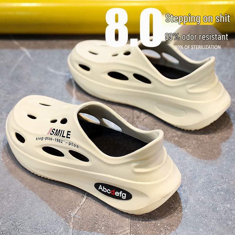 

Мужские летние уличные нескользящие дышащие пляжные сандалии - мягкая подошва, повседневная обувь для подростков и взрослых 38