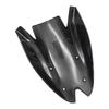 Motorcycle aftermarket tall windshield, dual bubble windscreen, air deflector, compatible with Kawasaki Z1000 2010-2013