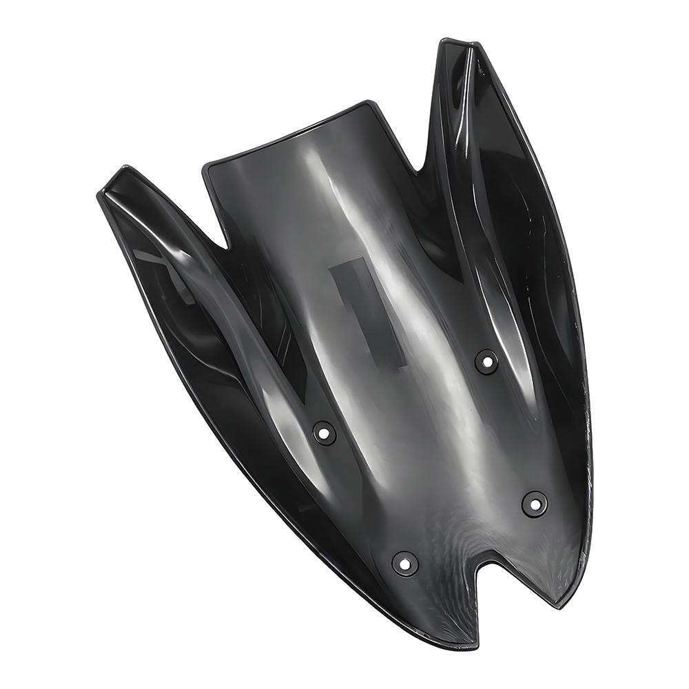 Motorcycle aftermarket tall windshield, dual bubble windscreen, air deflector, compatible with Kawasaki Z1000 2010-2013