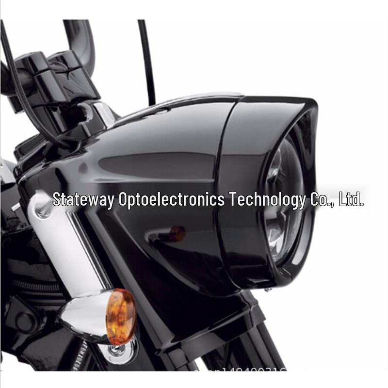 5,75" Ochraniacz reflektora Daszek Osłona przeciwdeszczowa dla motocykla Harley