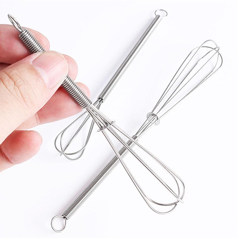Stainless Steel Manual Egg Beater & Milk Frother Tool