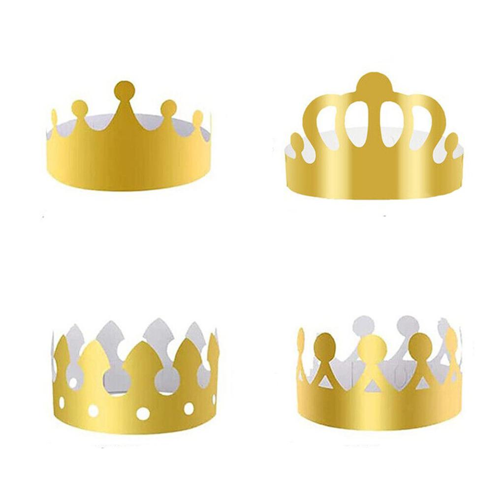 20Pcs Decorative Birthday Party Hats Kids Adults Festive Events Soft Edges Multiple Designs Available