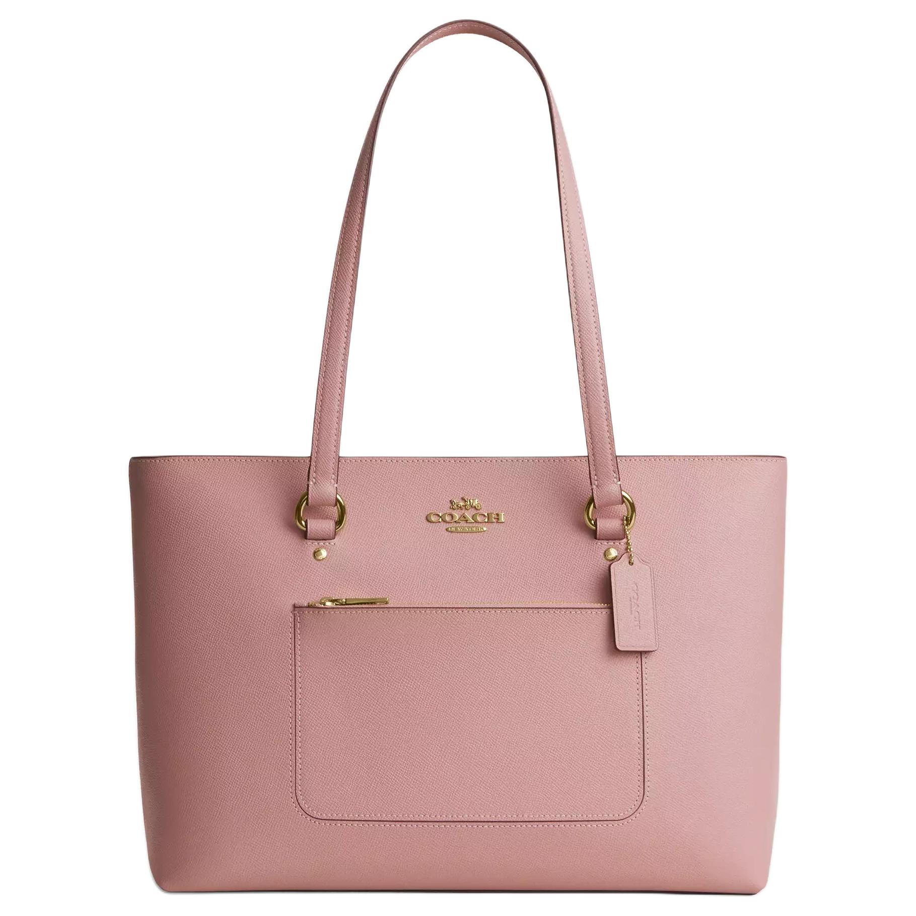

Coach Station 35 Tote Bag Coated Canvas Handheld Shoulder Bag Women Tote Bags Pink CCD71-IMORP Basic Set (Bag+Dust Bag)