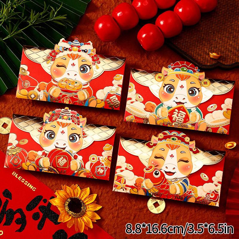 Horse Year Red Envelope Creative Spring Festival Blessing Hongbao Red Envelope Lucky Money Bags Chinese New Year Supplies