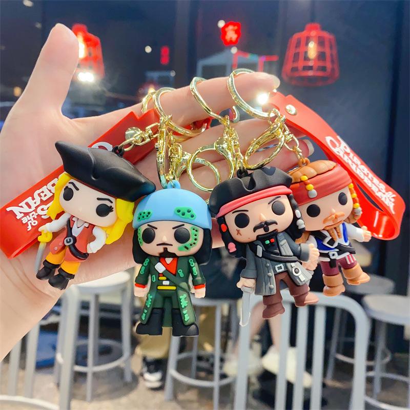 Key Chain Doll Small Gift Captain Jack Doll Key Chain