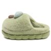 Winter Korean version cute little mushroom plush cotton slippers less heart home bedroom warm soft-soled shoes