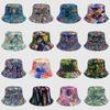 Dye Fisherman Tie Hat Uv Protection Assorted Colors Print Butterfly Cat Cap Leaf