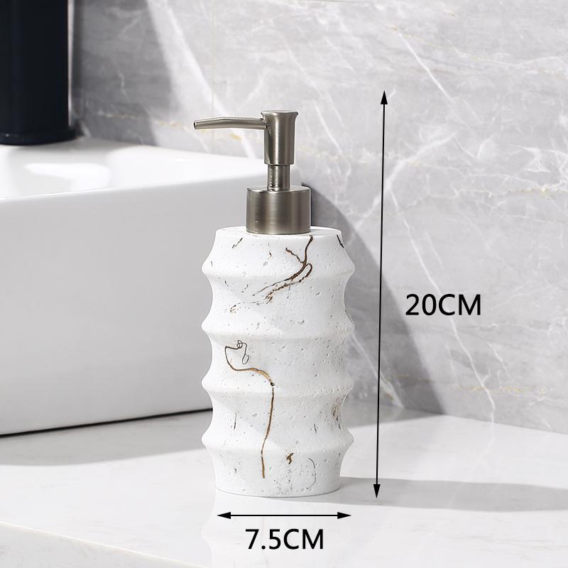

Advanced Soap Dispenser Shampoo Shower Gel Bottled separately Luxury Hand Wash Liquid Press lotion Bottle shampoo dispenser