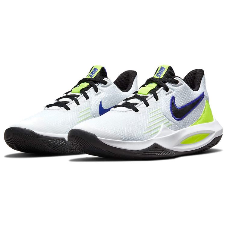 Nike Precision 5 Flyease Men's White Barely Volt Volt Black CW3403-100