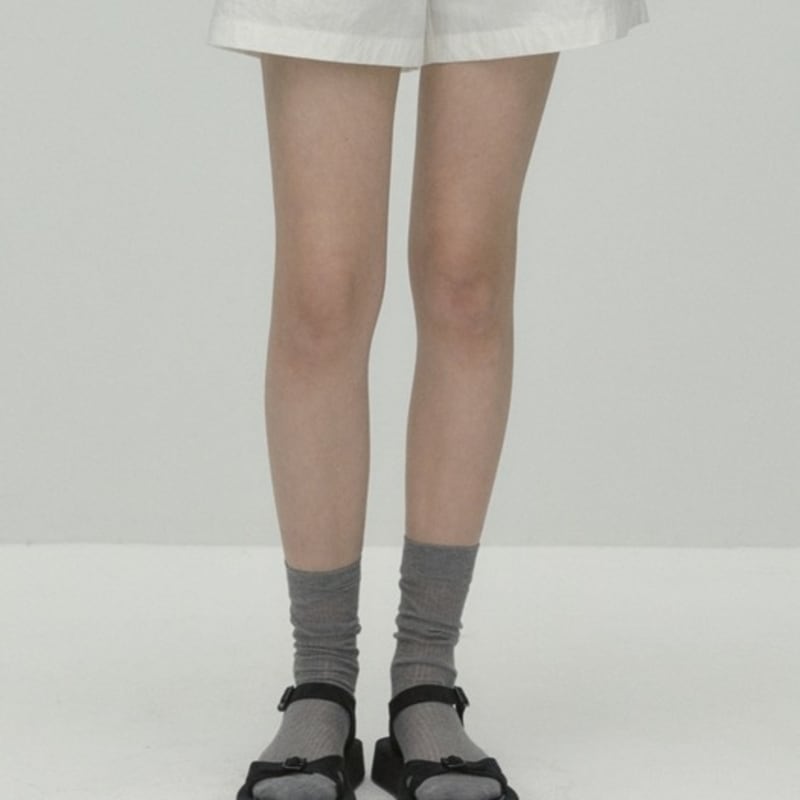 DEPOUND Mono Label Point Socks - Gray