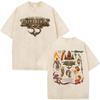 Game Clair Obscur Expedition  Graphic Vintage Washed T Shirt Men Women Clothing Fashion Oversized Cotton Short Sleeve Tshirts