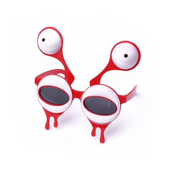 Novelty Alien Glasses Big Eyes Alien Sunglasses Halloween Costume Accessory for Carnival Festivals Cosplay Party Supplies