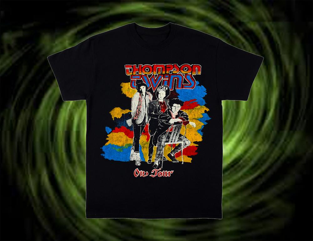 Футболка унисекс с коротким рукавом Thompson Twins S-5XL EE65 XXL