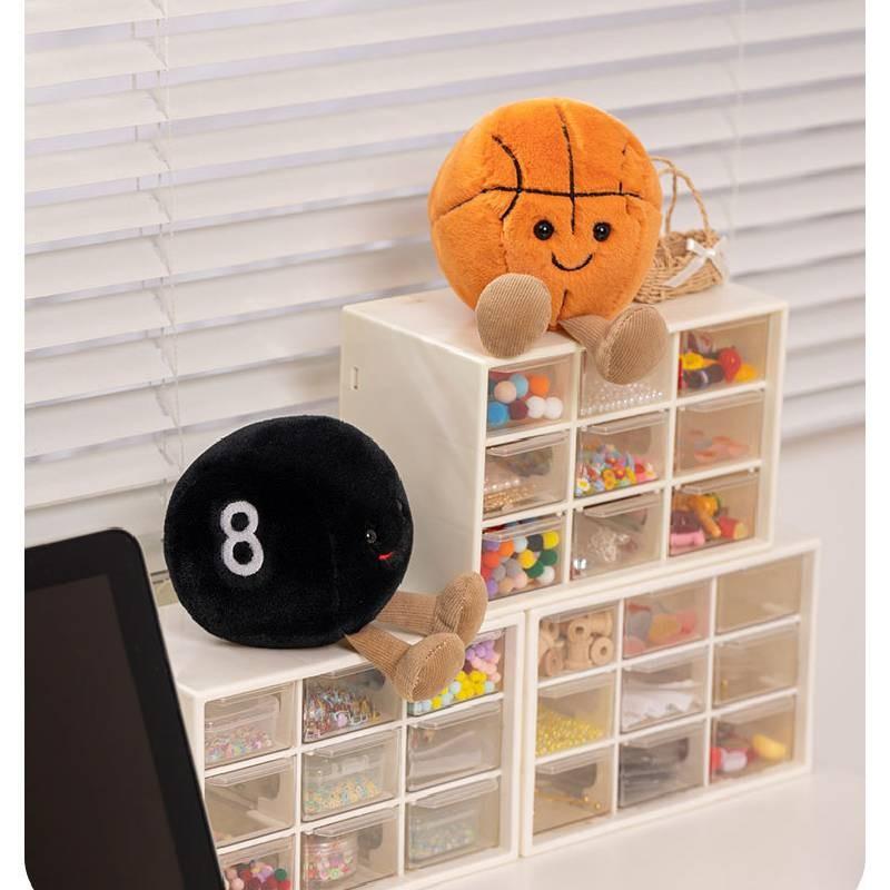 Entzückende Plüschtier-Sportpuppen für Fußball, Basketball, Baseball und Tennislustige Geschenke