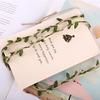 Artificial Green Leaf Jute Rope Vine DIY Craft Fake Greenery Garland for Wedding Home Party Wall Hanging Decoration