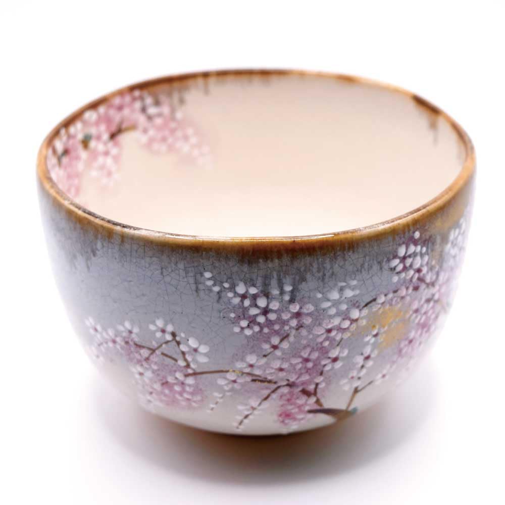 Matcha tea Matcha Tea Gion evening cherry by Morishita Shusai bowl, bowl, bowl, Kenzan, blossoms,