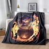 1 Stück Hexe Bild Design Decke Weicher Überwurf für Wohnkultur, Geschenkidee