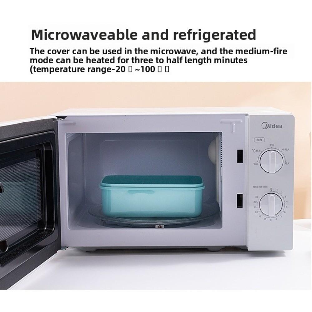 Portable Sealed Student Lunch Box Divided with Lid Food Storage Container Leak Proof Insulated Microwave Oven Lunch Box School