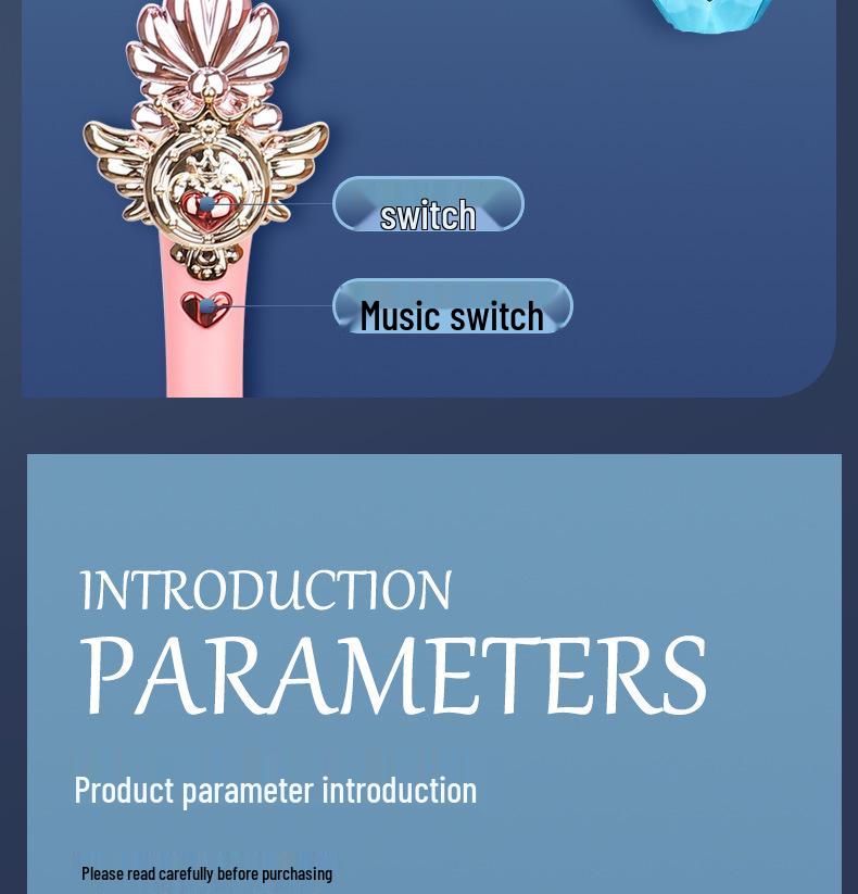 Light-Up Fairy Wand for Girls Aged 3-6: Perfect Christmas or Birthday Gift for Little Princesses