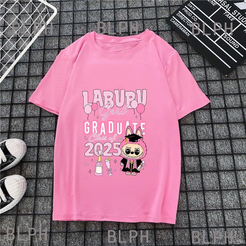 Labou Printed Cotton Children's T-shirt Parent-child Clothing For Men And Girls, Summer Short-sleeved Shirt, Family Clothing Set