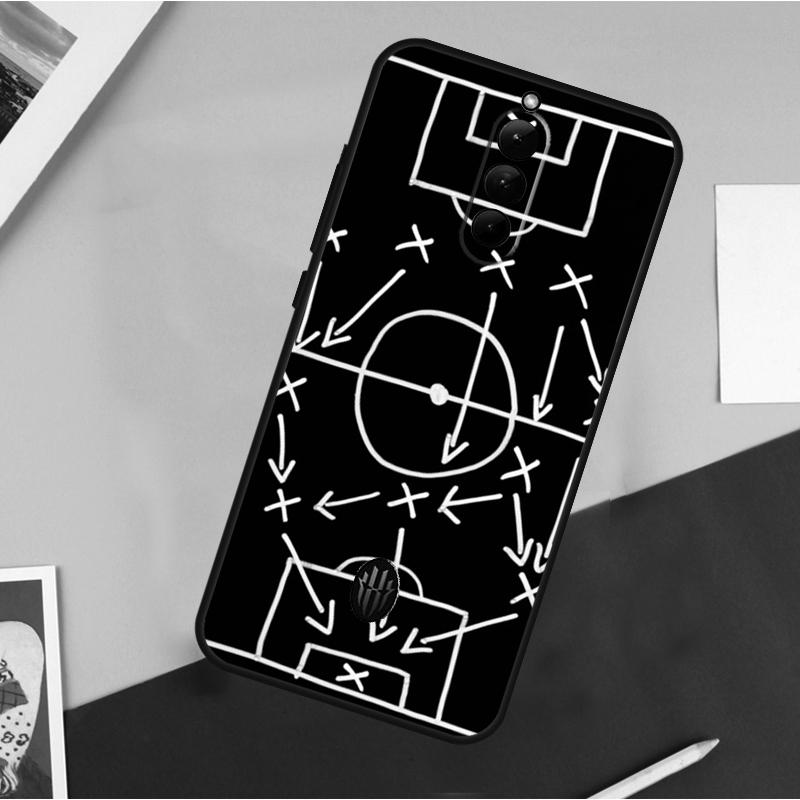 Football Soccer Tactics Time Case For ZTE Nubia Red Magic 10S Pro Plus 8 9 10 Air 8S 9S 11 Pro Plus 6 7 6S 7S Pro Cover