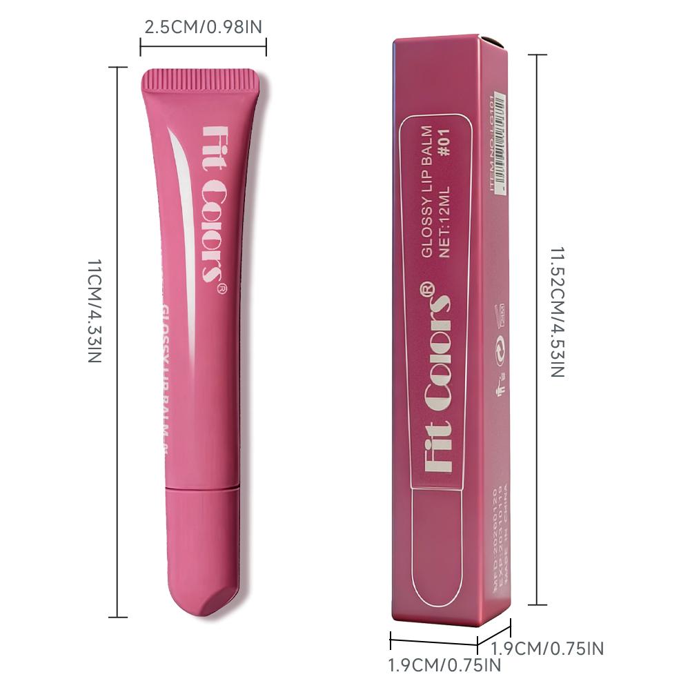 Samtiger Lipgloss in nackten Farben, Feuchtigkeitsspendender leuchtender langanhaltender hydrierender Spiegel-Flüssiglippenstift, Leicht und angenehm
