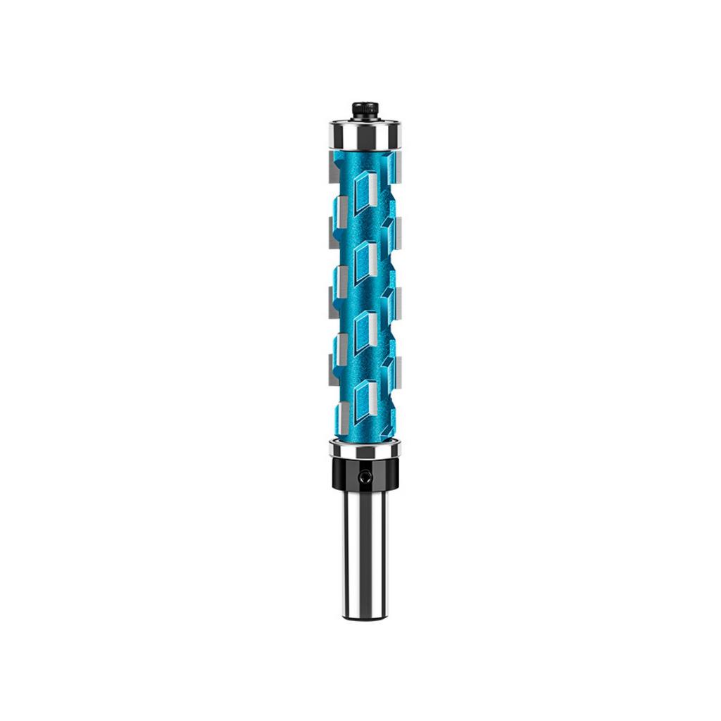 Spirals Brims Trimming Cutter With Double Bearing And Interchangeable Carbides Tip For Professional Wood Shaping