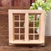1:12 Dollhouse Miniature Door Window 16 Grids Square Windows Model Home Decor