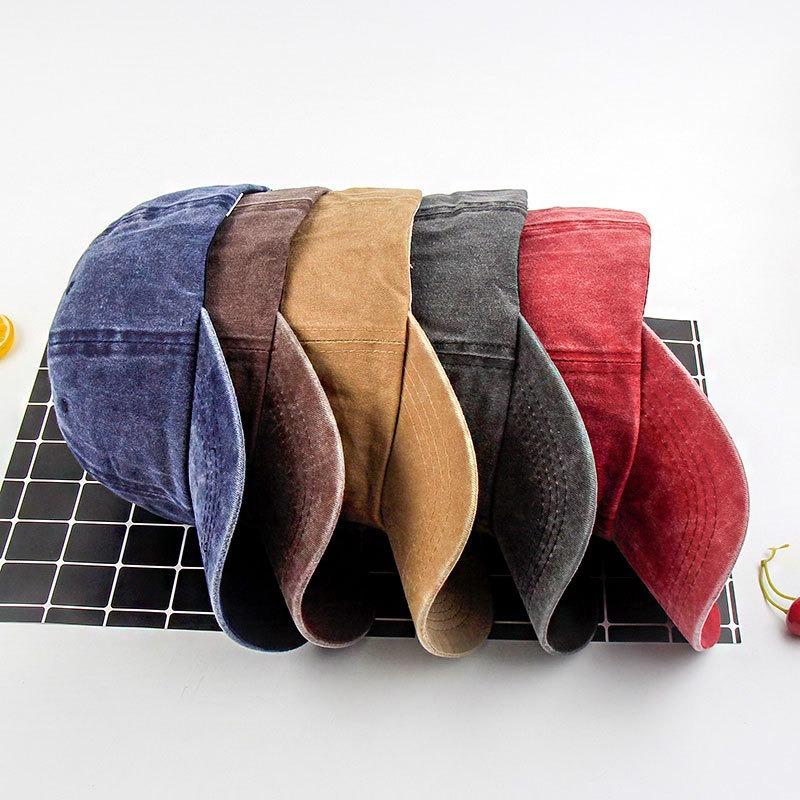 Pure cotton versatile old washed baseball hat cowboy cap street hipster autumn and winter hat female printing