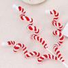 Set of 6 Christmas Bells Branch Decoration Elegant Christmas Bells Ornament In Candy Hues for Yuletide Decoration