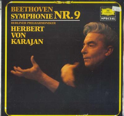LP Record BEETHOVEN HERBERT VON KARAJAN BER  Symphonie Nr. 9 4135981 DEUTSCHE GRAMM Netherland Classical Used