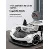 1/32 Alloy Die-cast Koenigsegg JESKO Sports Car Model Sound and Light Return Belt Base Ornament Children's Toys Birthday Gift
