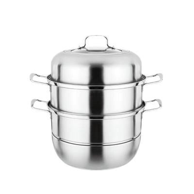 BOSIDE Freton 28CM 3-Layer Stainless Steel Steamer