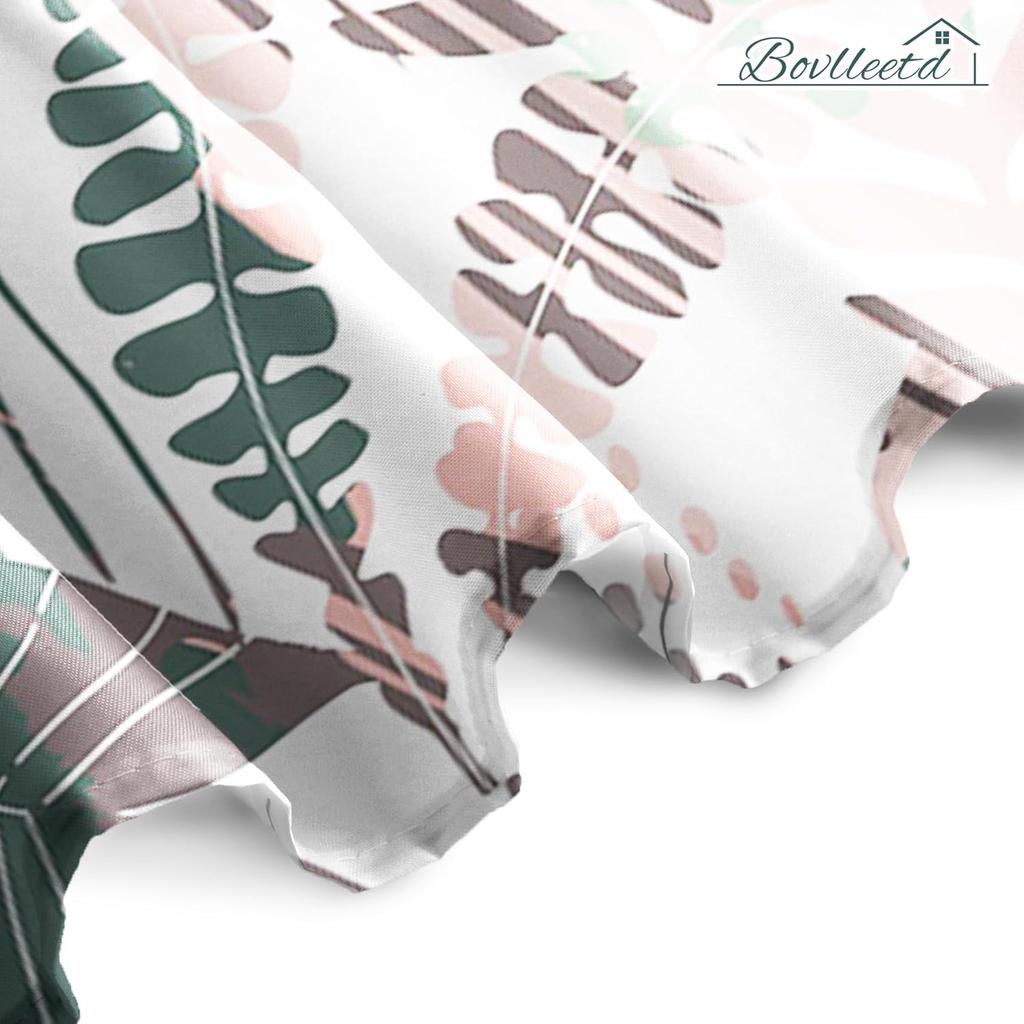 1 Pezzo Tenda da Doccia Botanica Astratta Piante Tropicali ad Acquerello Boemia Decorazione Tenda da Bagno Impermeabile Con Ganci