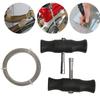 3pcs Rubber Handle Car Windshield Removal Tool Three Strands Steel Wire Glass Cutting Wire Windshield & Glass Repair Tools