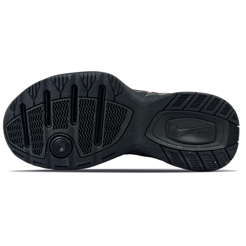 Nike Air Monarch 4 Slip Resistant Slip Resistant Low Top Chunky Sneakers Unisex Black 415445-001(Team40-)