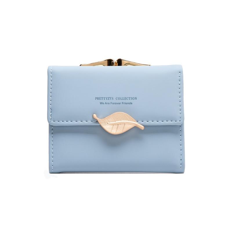 Wallet Women's Short PU Short Small Wallet with Large Capacity and Niche Women's Coin Purse