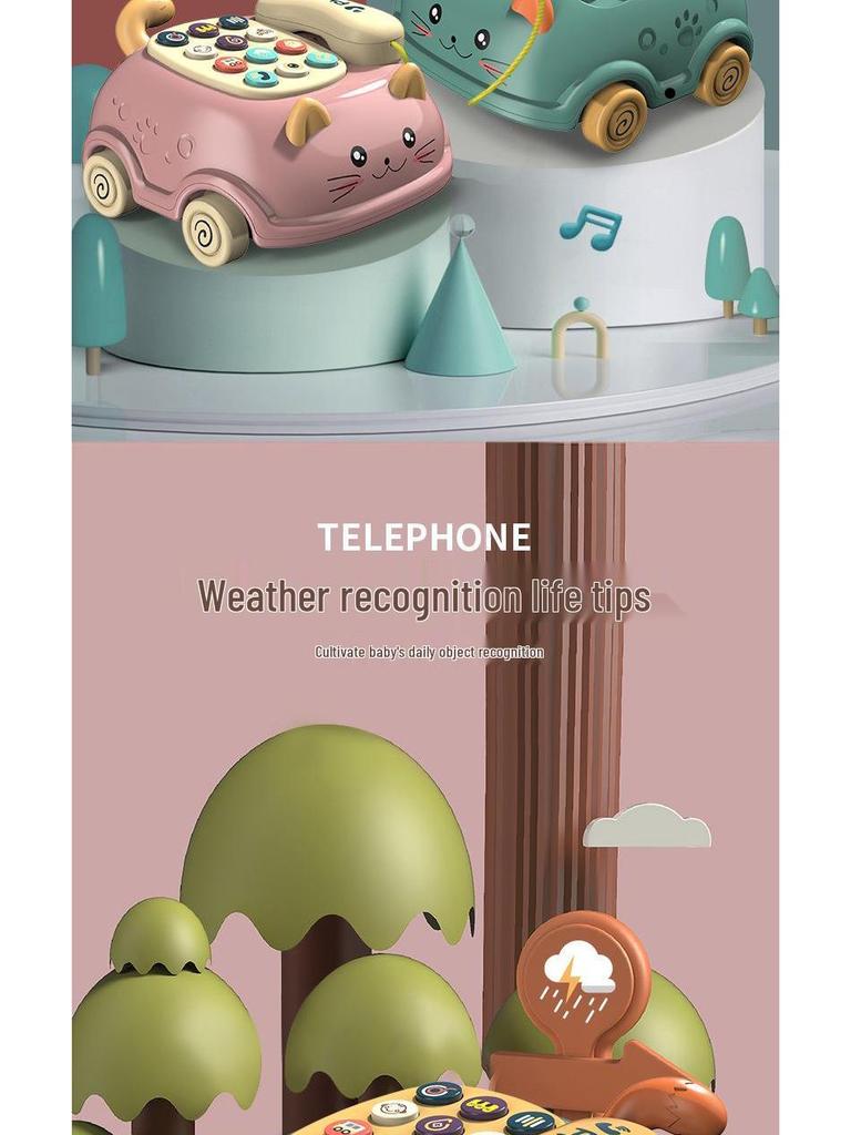 Bilingual Kids' Phone: Interactive Educational Toy for Boys & Girls