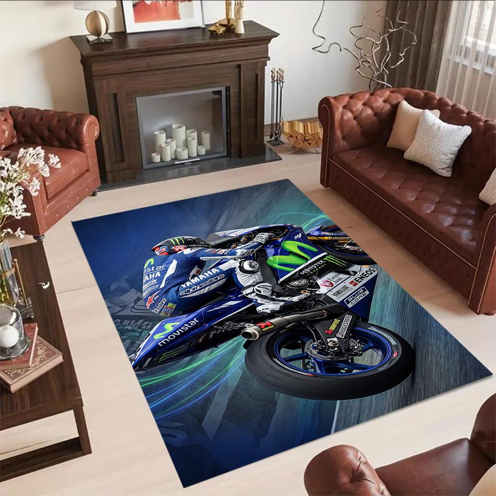 Jorge Lorenzo Customizable Name Area Rug Suitable For Hallway Dormitory Entryway Living Rooms Antislip Rug Anime Office Decor Best For Christmas
