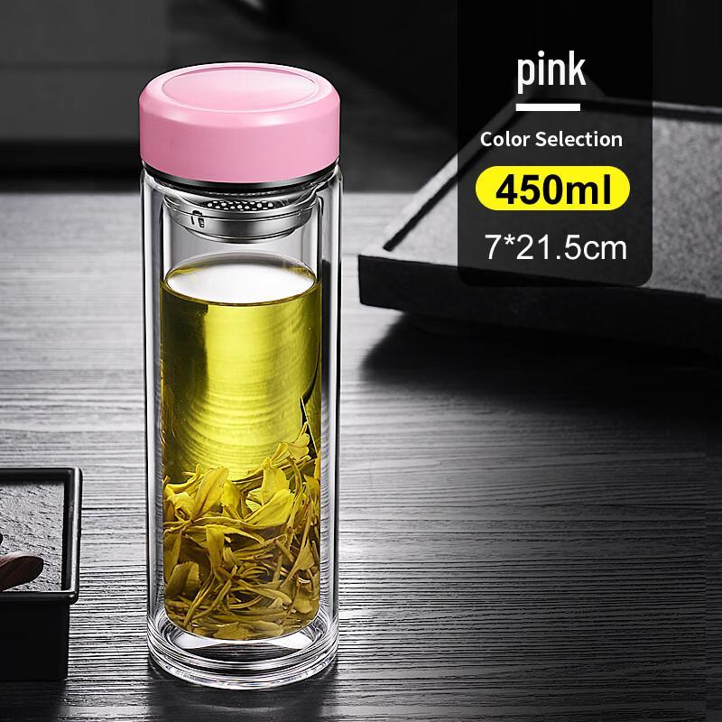 Lion Search Double Wall Glass Mug