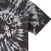 Vans Letter Print Round Neck Short Sleeve T-Shirt Unisex Tops Black Tie-Dye VN000GYFCRT