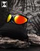 Polarized TR90 Sport Sunglasses for Men and Women Trendy Oval Mirror Cycling Futuristic Eyewear [SHEEN KELLY] Wrap-Around -