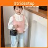 Adorable Girls Bucket Bag Stylish Japanese Princess Handbag Chic Quilted Design
