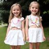 12pcs Girls Classic Jewelry Kit, 6 Sets of Beaded Necklaces and Bracelets , Favors Bags for Girls Jewelry ,birthday Gift