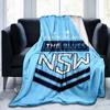 Nk Osijek Crest Design Blanket Suitable for Sofas, Beds, Offices, And Camping - Perfect Gift for Halloween Christmas