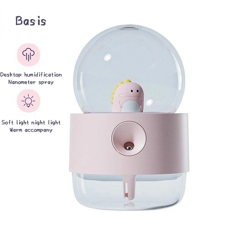 

Милый хрустальный шар Увлажнитель воздуха Беспроводной перезаряжаемый Вращающаяся музыкальная шкатулка 300 мл Увлажнитель Ночник Домашний диффузор аромамасла