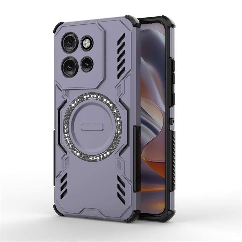 For Motorola Edge 50 Neo Case Moto Edge 50 Neo Anti-knock Magnetic Adsorption Wireless Charge Cover For Moto Edge 50 Neo Case