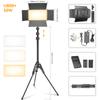 U800 600 LED Video Panel Light Kit Camera Light Studio Photography Lamp Dimmable 3200-5600K for Gaming Stream Conference Makeup