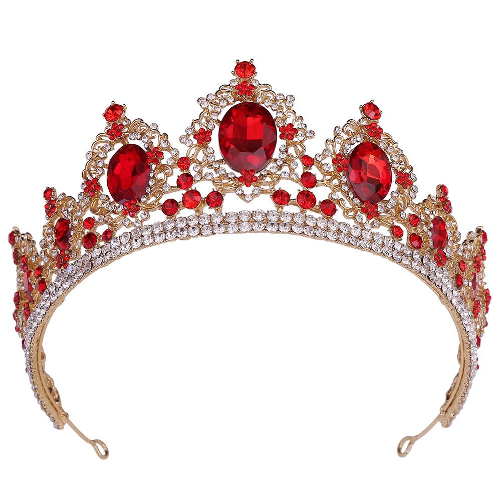 

Diamond Alloy Wedding Dress Large Crown Luxurious Rhinestone Princess Women s Bridal Headwear